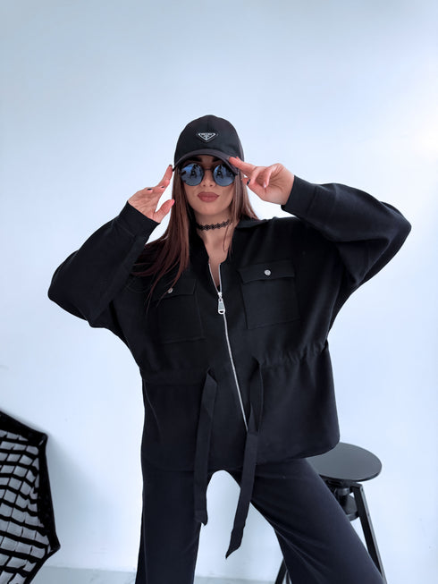 Komplekts "FLAGMAN MC4341" bikses + jaka - MELNS